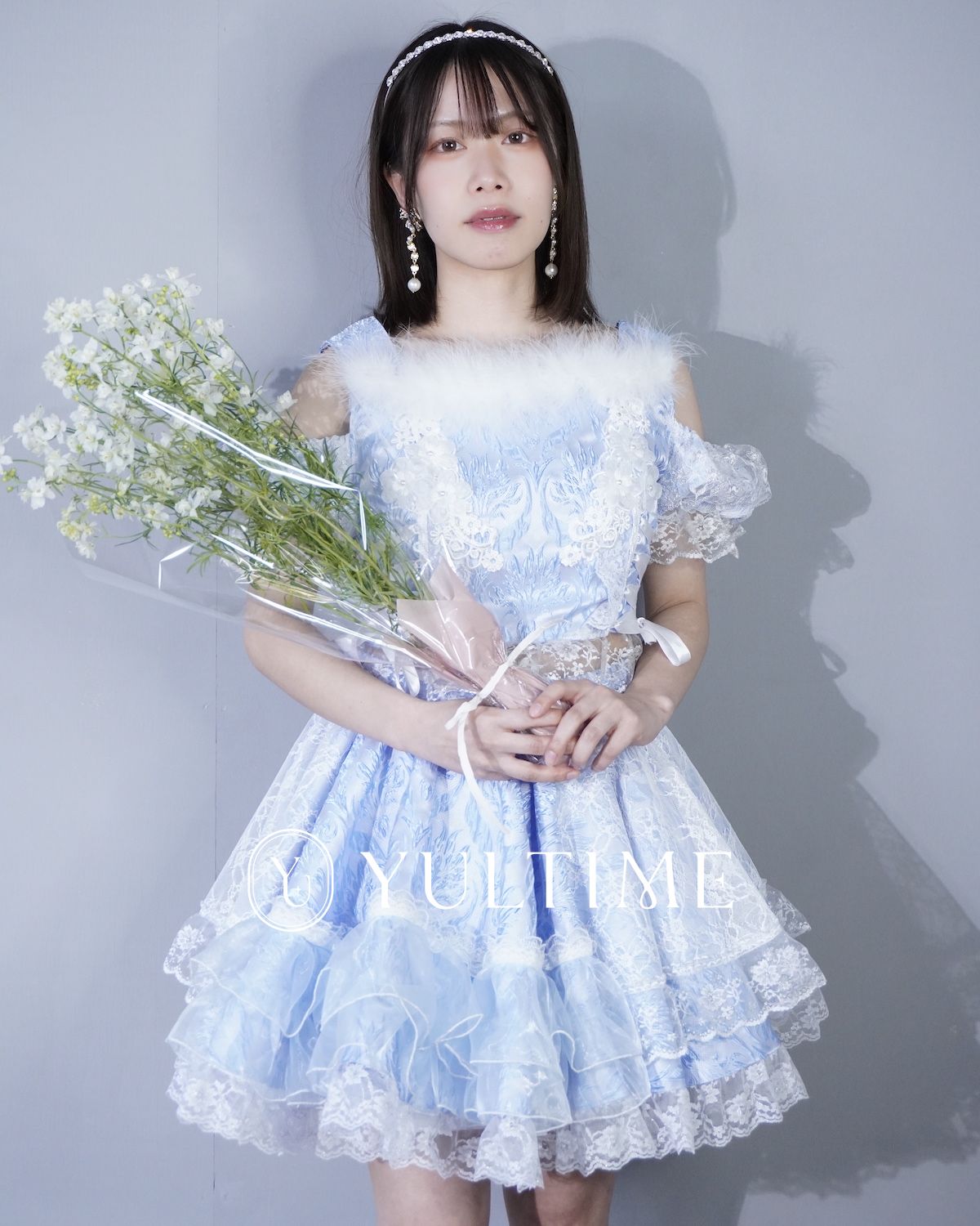 アイドル衣装レンタル｜R003・デビューローブ・アイスブルー Robe de Début / Ice Blue – YULTIME