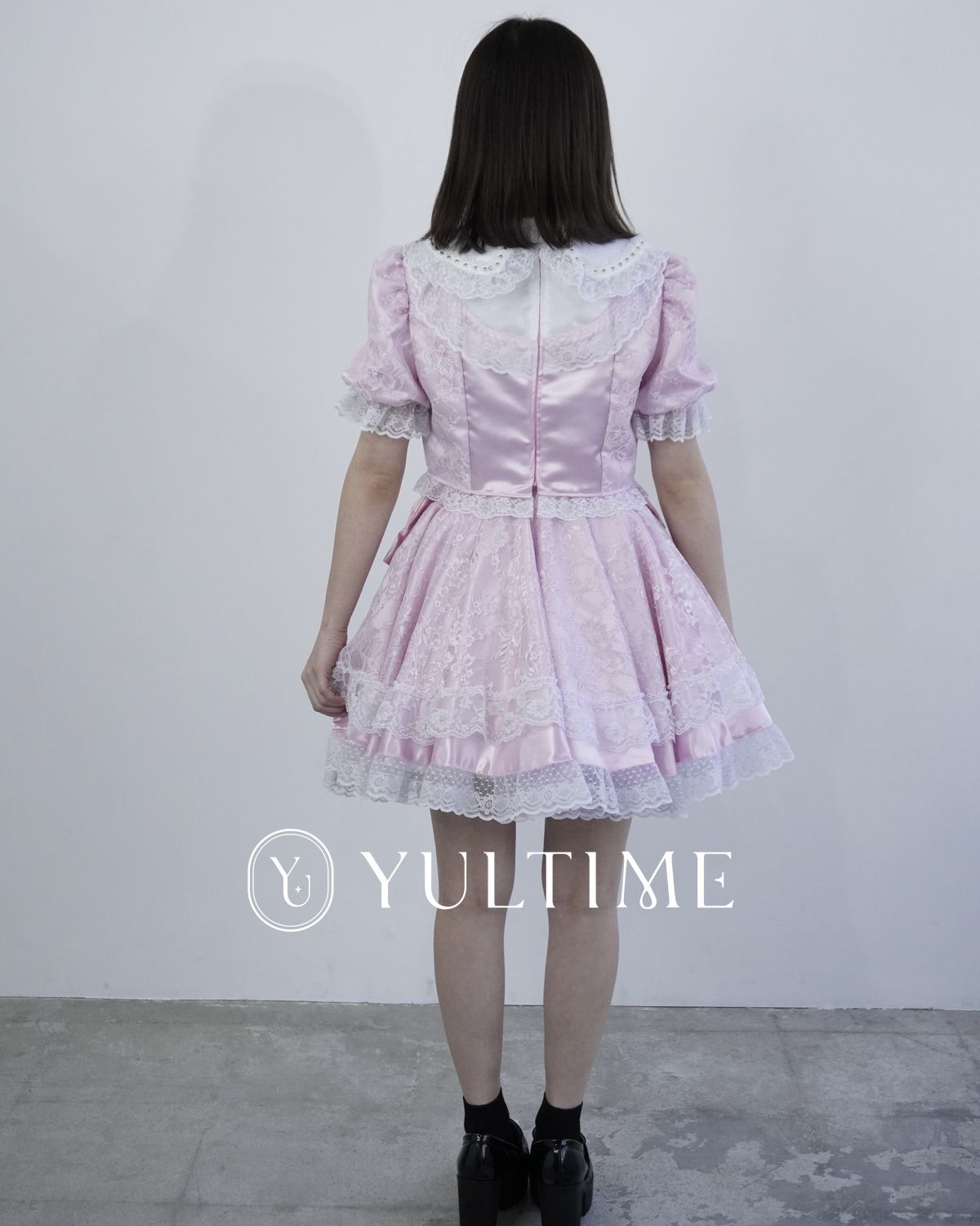 アイドル衣装レンタル｜R005・パフドレス・キャンディーピンク Puff Dress / Candy Pink – YULTIME