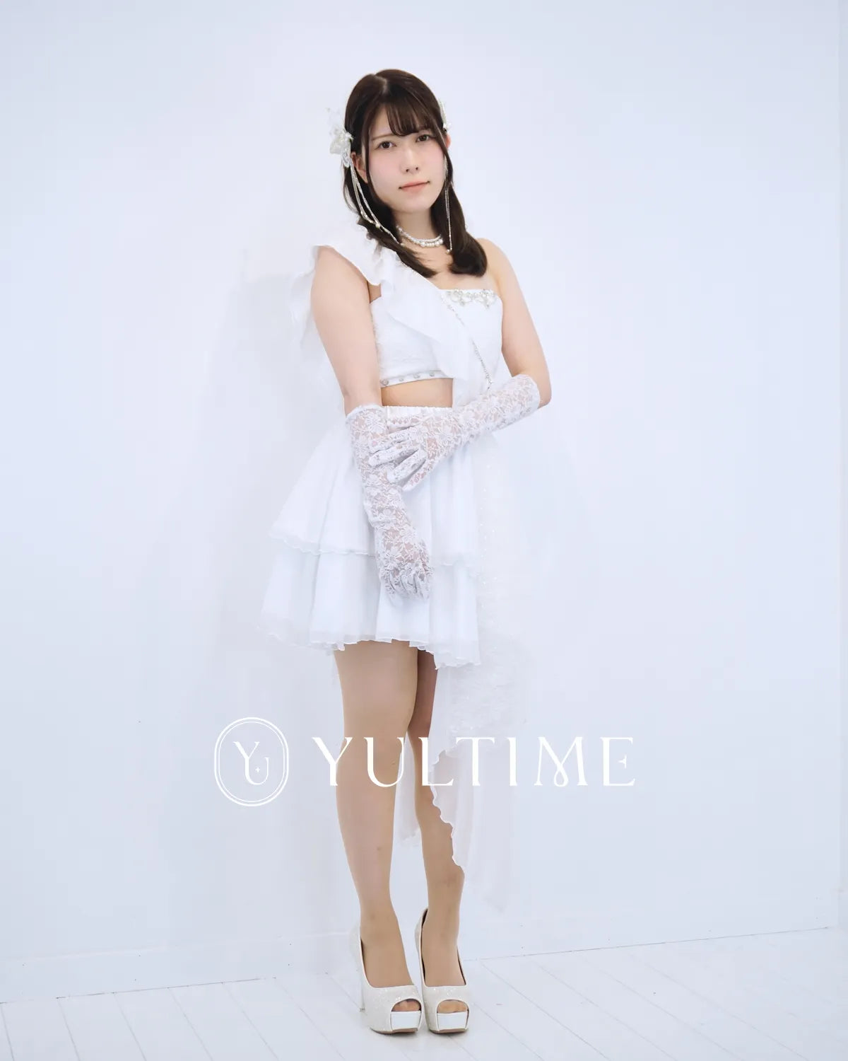 アイドル衣装 /WhiteLily アイドル衣装レンタル|R024・ミューズローブ・テールスカート